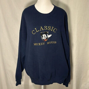 vintage Disney "Classic Mickey Mouse" embroidered sweater size xxl